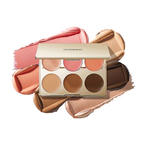 BNIB by ICONIC LONDON MULTI USE CREAM BLUSH, BRONZE AND HIGHLIGHT PALETTE - Picture 6 of 14